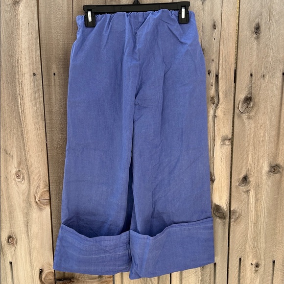 Free People Lyla Cuff Pants in Amparo Blue - Picture 5 of 9